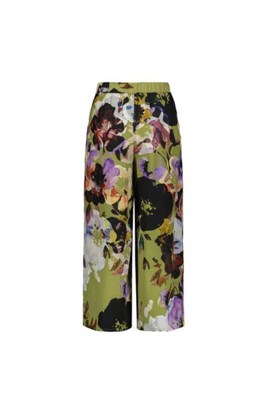 Vaatteet Kaiko | Flowy Culottes, Olive Anemone