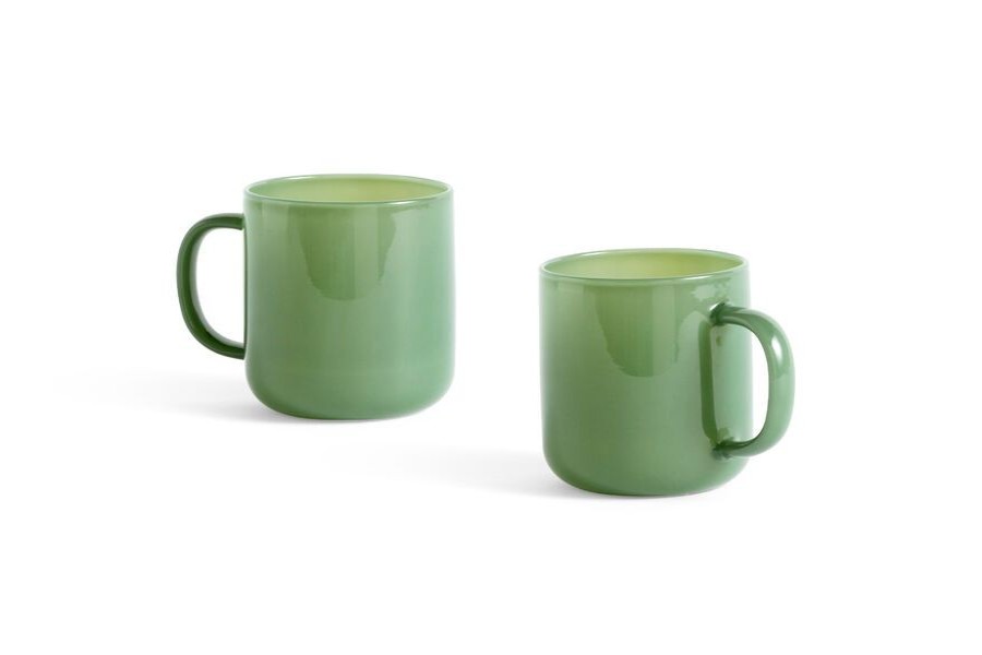 Koti HAY | Borosilicate Muki 2Kpl Setti, Green