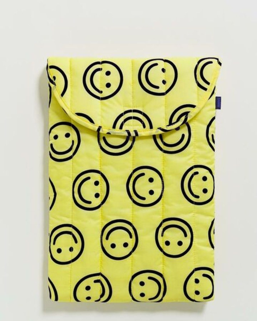 Asusteet BAGGU | Puffy Laptop Sleeve 16", Yellow Happy