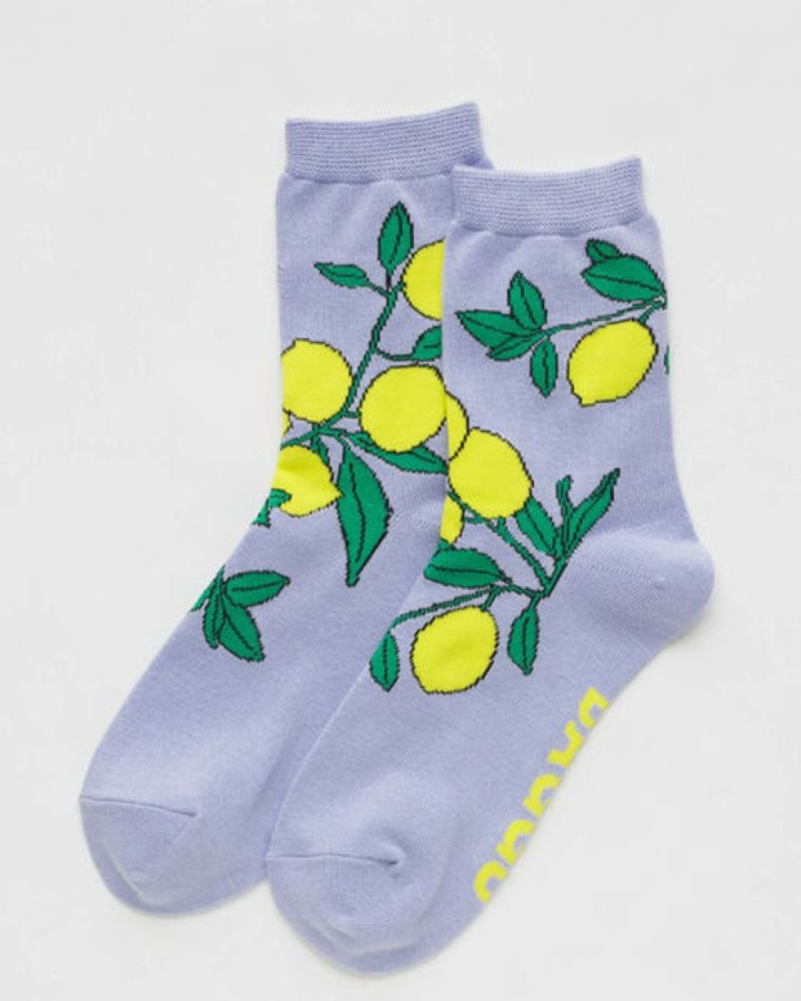 Asusteet BAGGU | Crew Sock, Lemon Tree