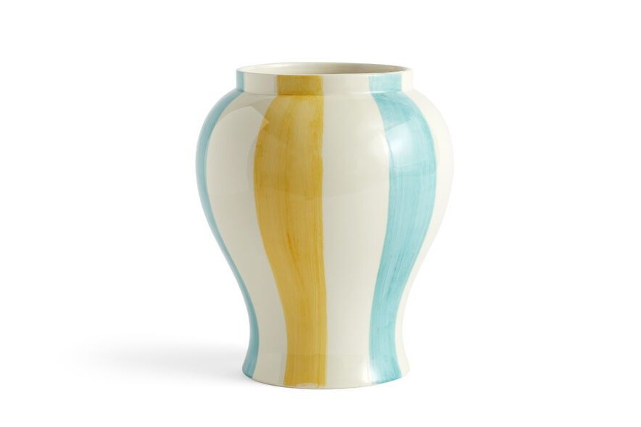 Koti HAY | Sobremesa Vase, L, Green & Yellow