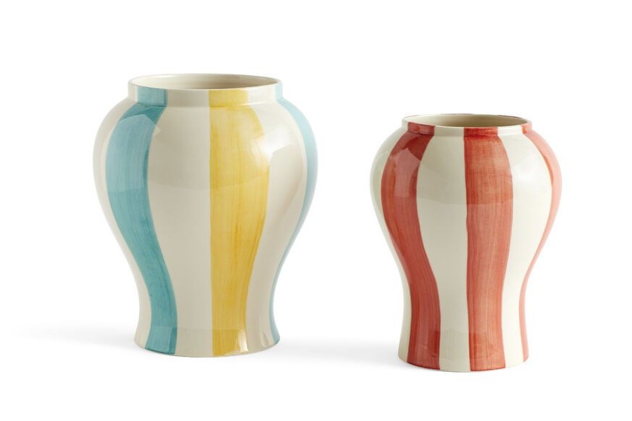 Koti HAY | Sobremesa Vase, L, Green & Yellow