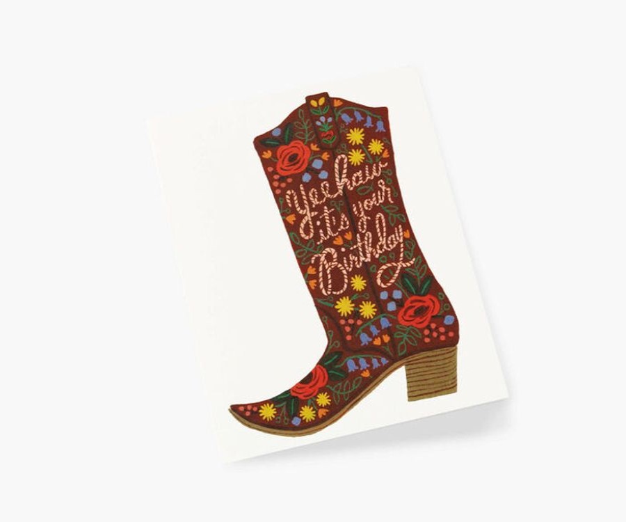 Kortit Rifle Paper Co. | Birthday Boot Kortti