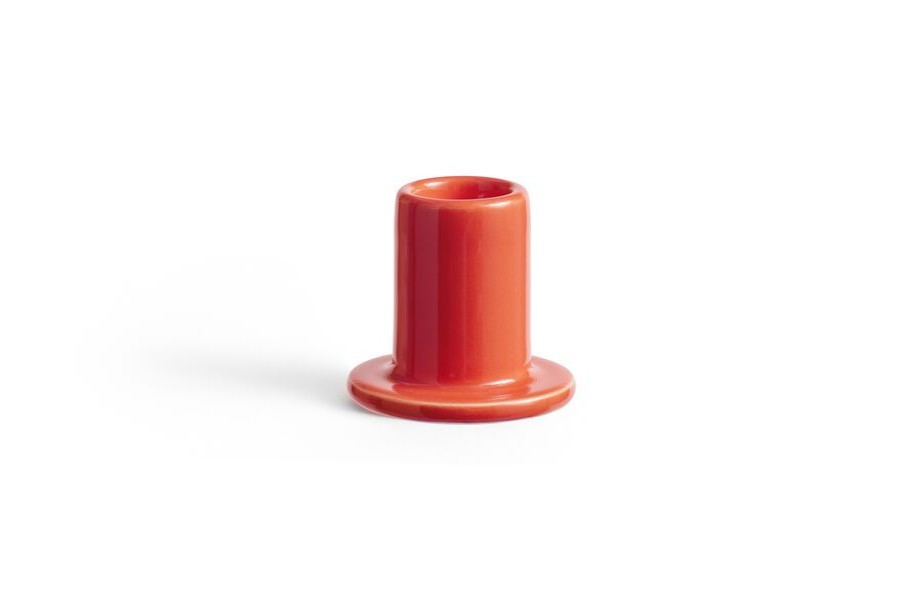 Koti HAY | Tube Candleholder, S, Warm Red