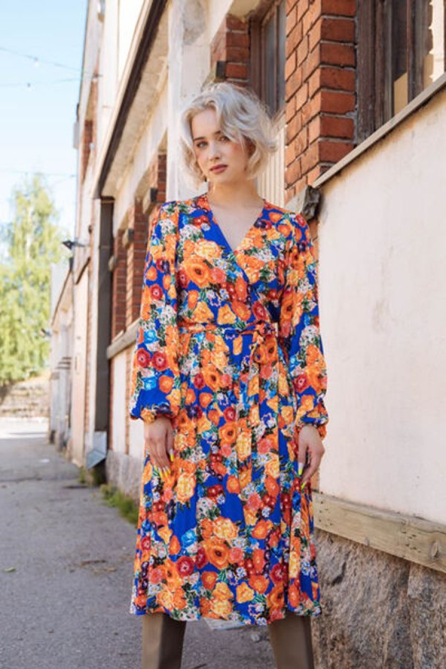 Vaatteet Kaiko | Wrap Dress, Marigold