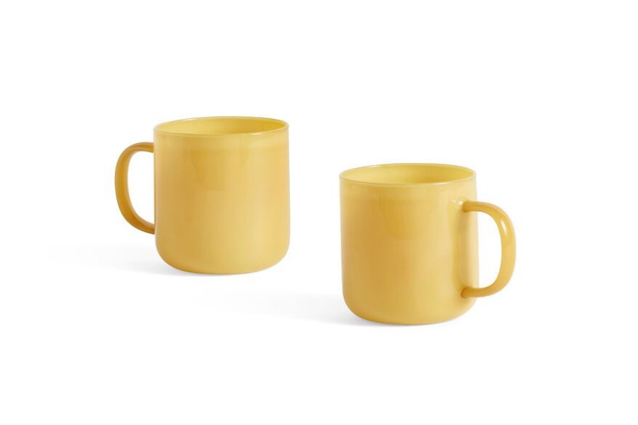 Koti HAY | Borosilicate Muki 2Kpl Setti, Yellow