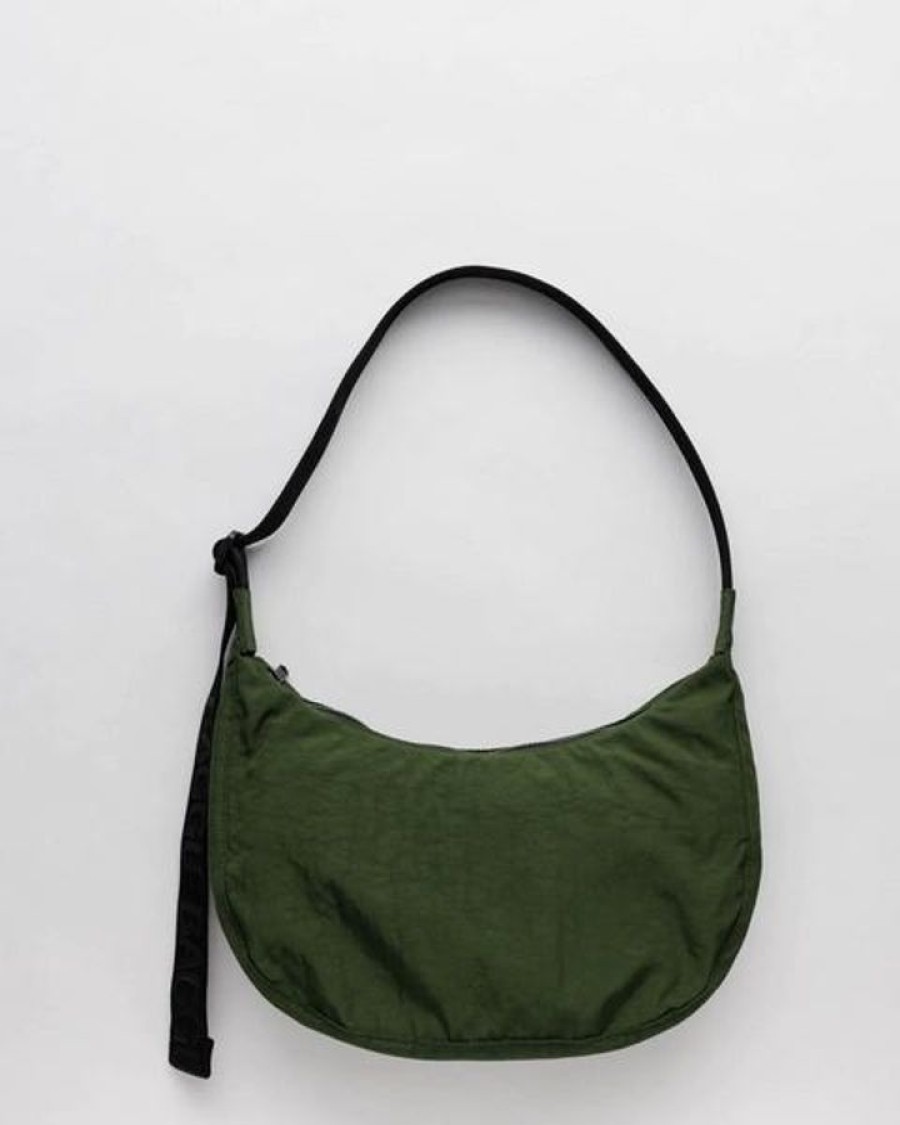 Asusteet BAGGU | Medium Nylon Crescent Bag, Bay Laurel