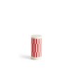 Koti HAY | Column Candle, Small, Off -White & Red