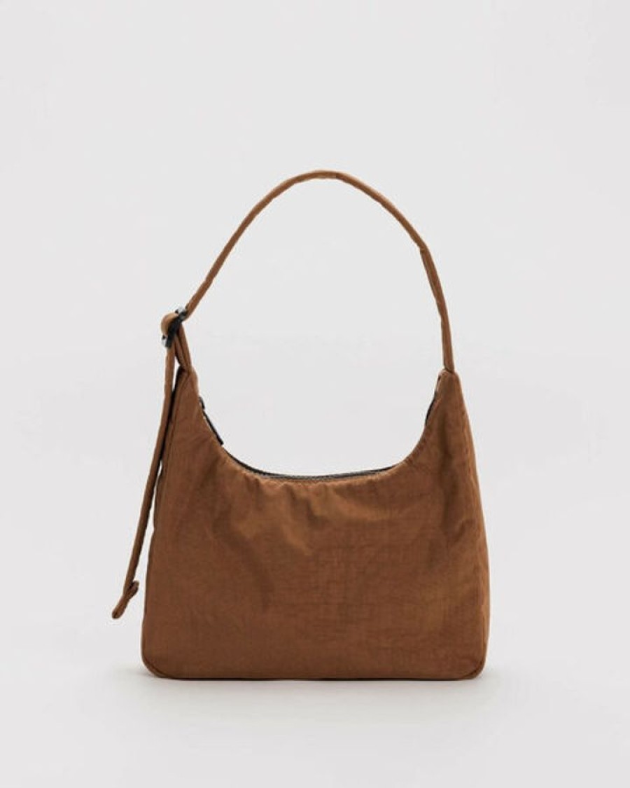 Asusteet BAGGU | Mini Nylon Shoulder Bag, Brown