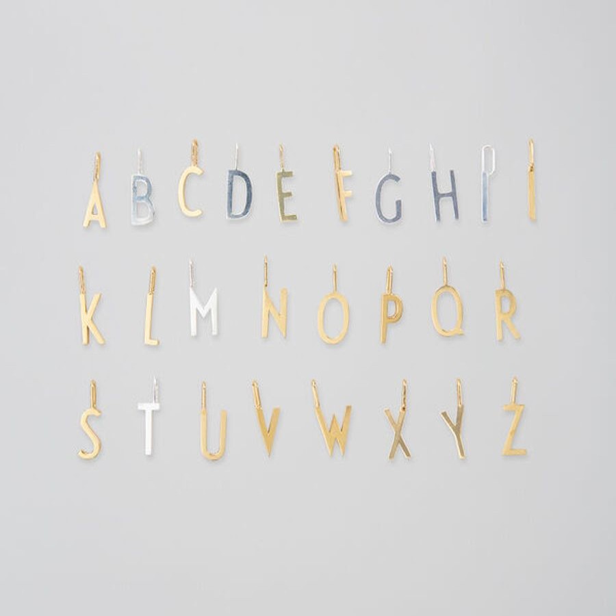 Korut DESIGN LETTERS | Kirjainriipus A-Z, Pieni, Kulta