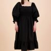 Vaatteet Kaiko | Smock Dress, Musta