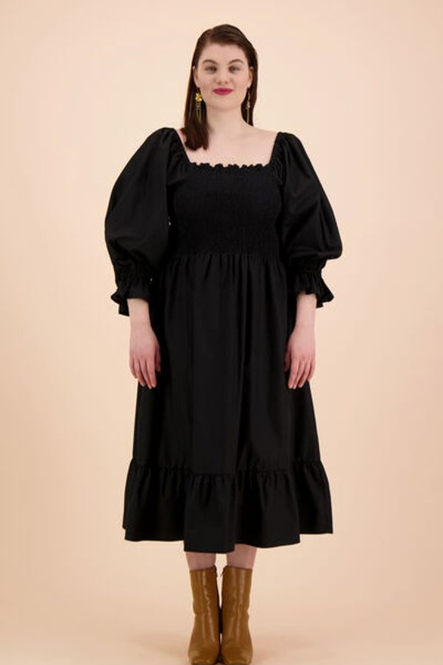 Vaatteet Kaiko | Smock Dress, Musta