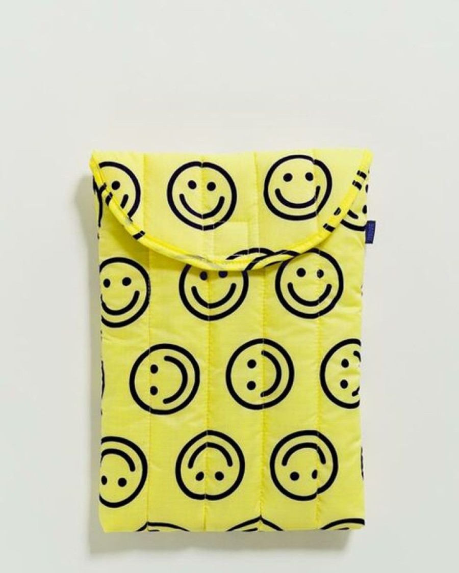 Asusteet BAGGU | Puffy Laptop Sleeve 13", Yellow Happy