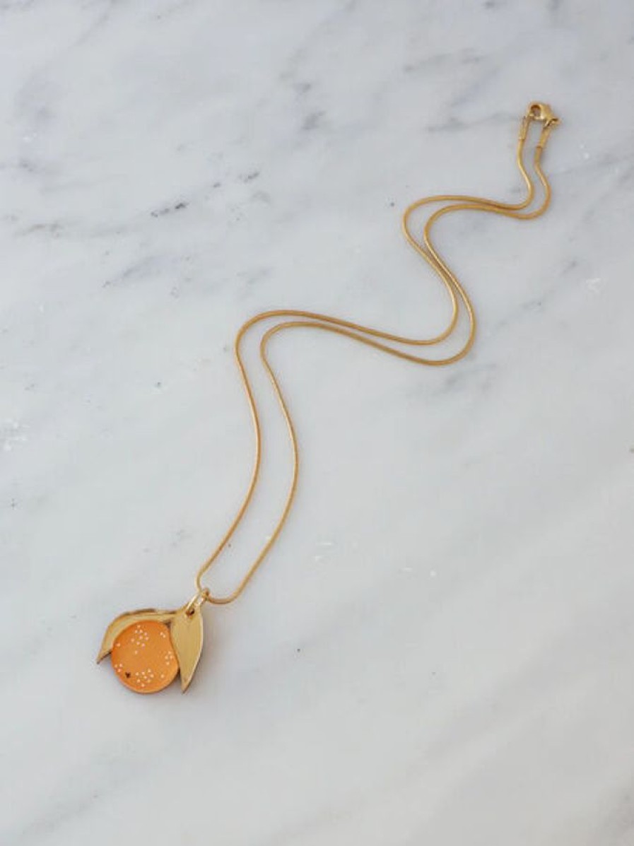 Korut Wolf&Moon | Mini Orange Kaulakoru