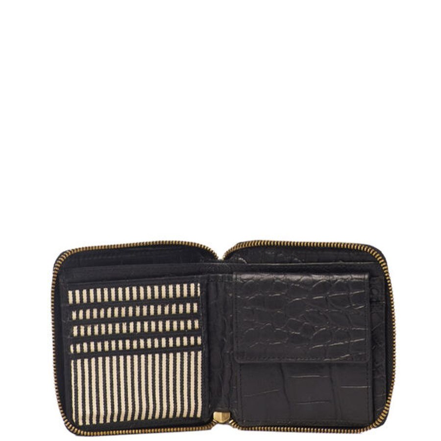 Asusteet O My Bag | Sonny Square Wallet, Black Croco