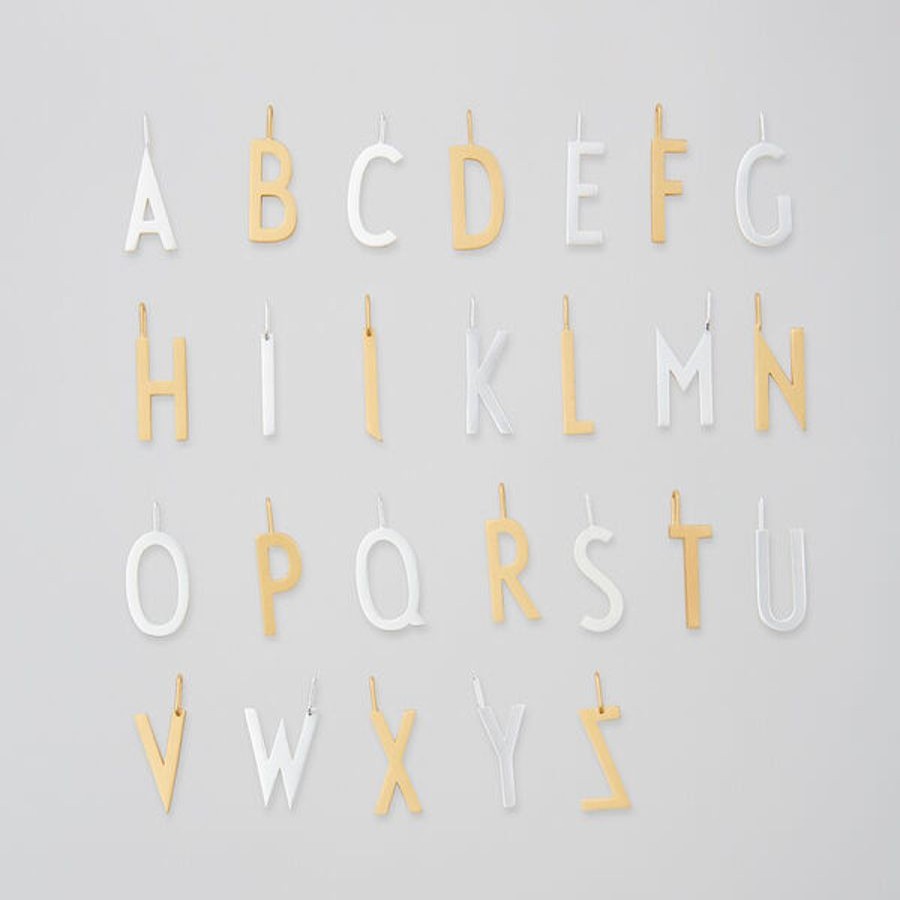 Korut DESIGN LETTERS | Kirjainriipus A-Z, Iso, Kulta