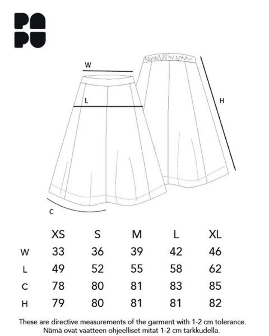 Vaatteet Papu | Midi Circle Culottes Housut, Sculptures, Harmaa