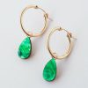 Korut Wolf&Moon | Raindrop Rengaskorvikset, Emerald