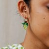 Korut Wolf&Moon | Mini Lime Hoops