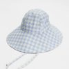 Asusteet BAGGU | Soft Sun Hat, Blue Pixel Gingham