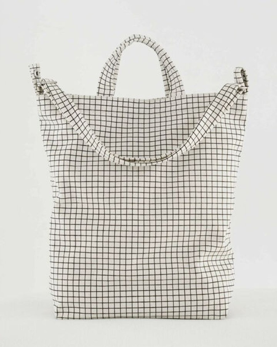 Asusteet BAGGU | Duck Bag, Natural Grid