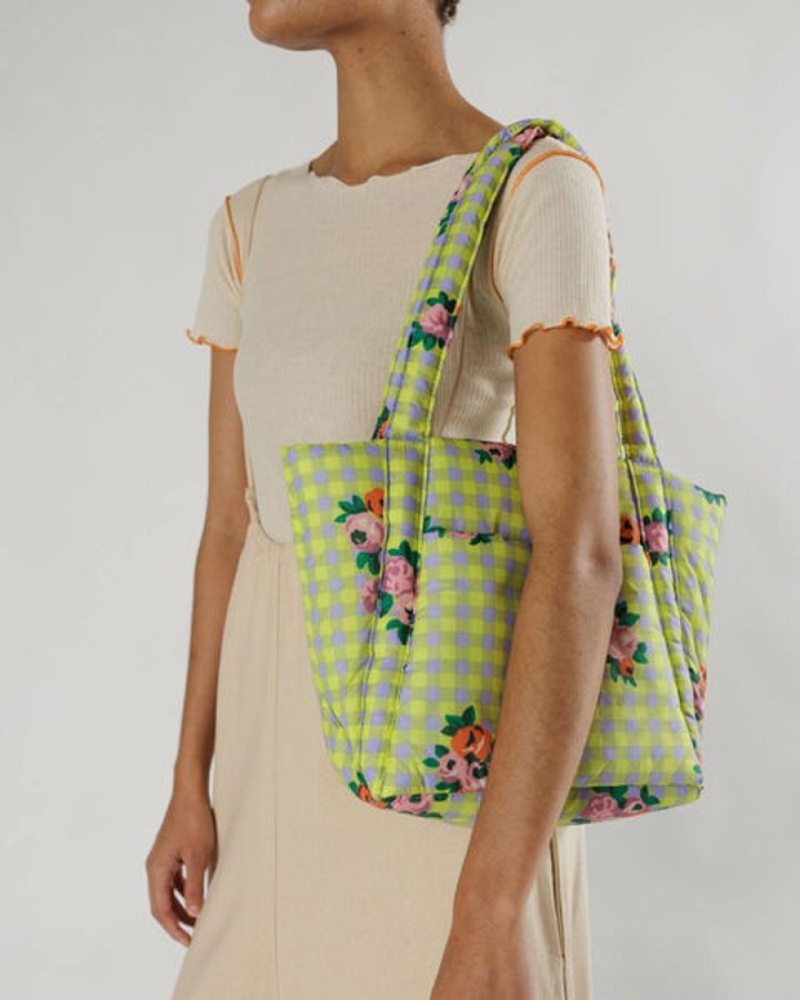 Asusteet BAGGU | Puffy Mini Tote, Crosby Gingham