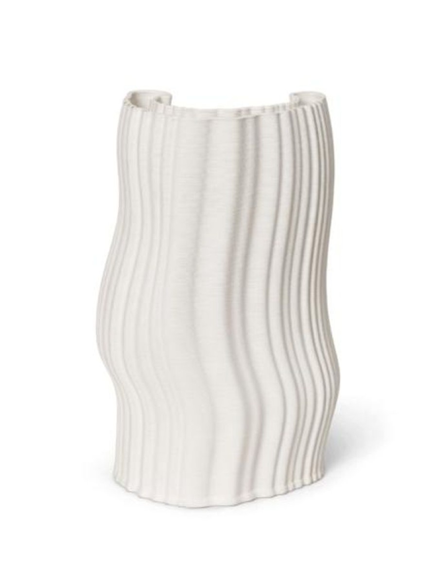 Koti Ferm Living | Moire Vase, Off White