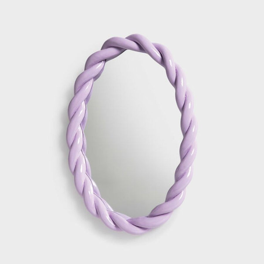 Koti &Klevering | Mirror Braid Oval, Lila