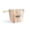 Asusteet HAY | Candy Stripe Wash Bag, M, Pun./Kelt.