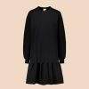 Vaatteet Kaiko | Ruffle Sweatshirt Dress, Black