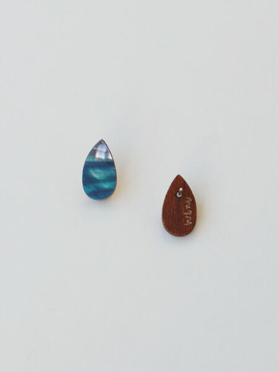 Korut Wolf&Moon | Raindrop Nappikorvikset, Sea Blue