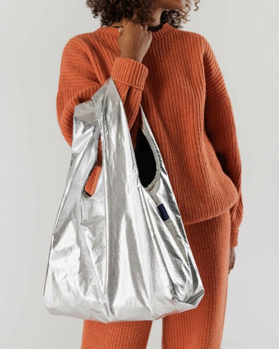 Asusteet BAGGU | Standard Baggu, Metallic Silver