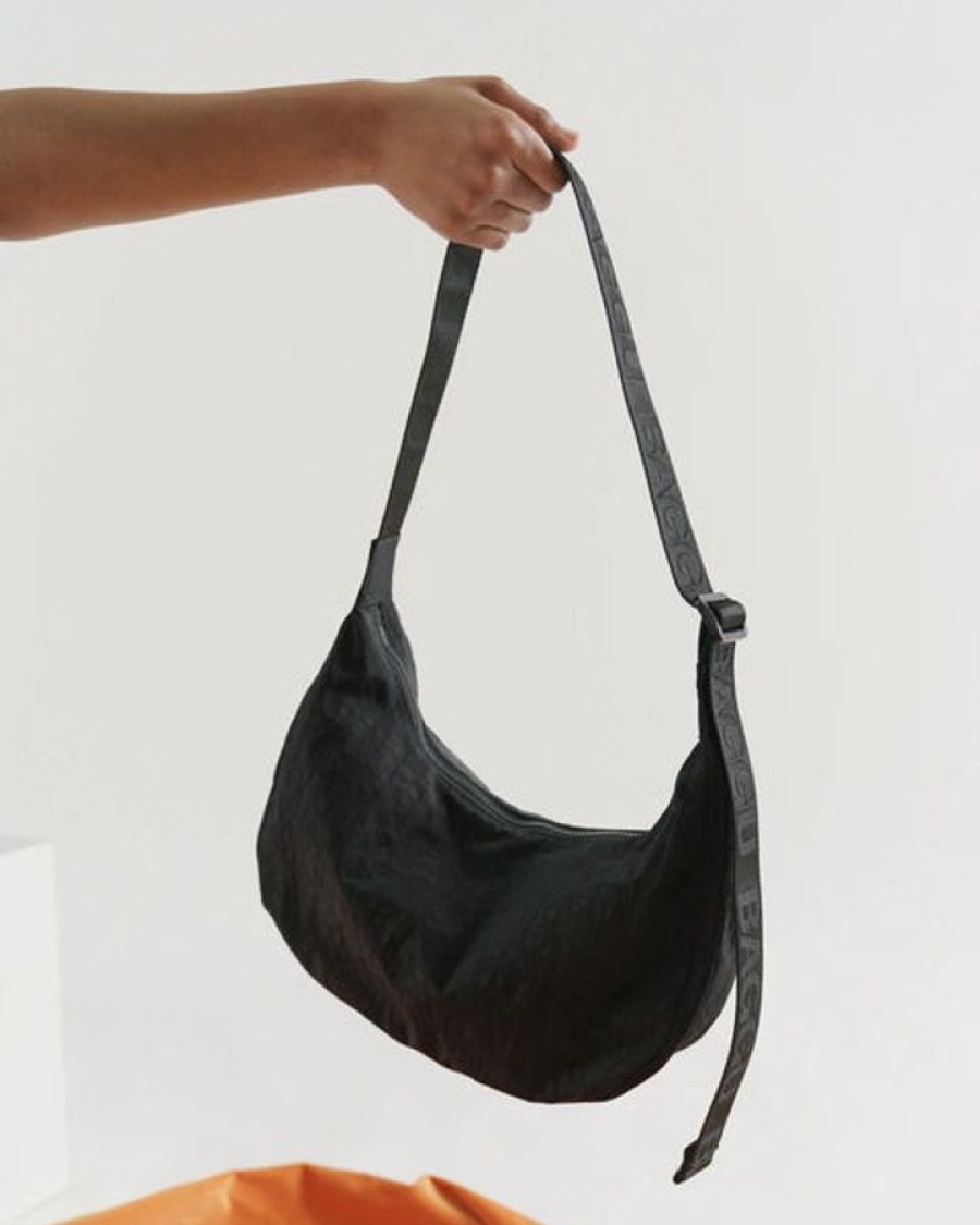 Asusteet BAGGU | Medium Nylon Crescent Bag, Musta