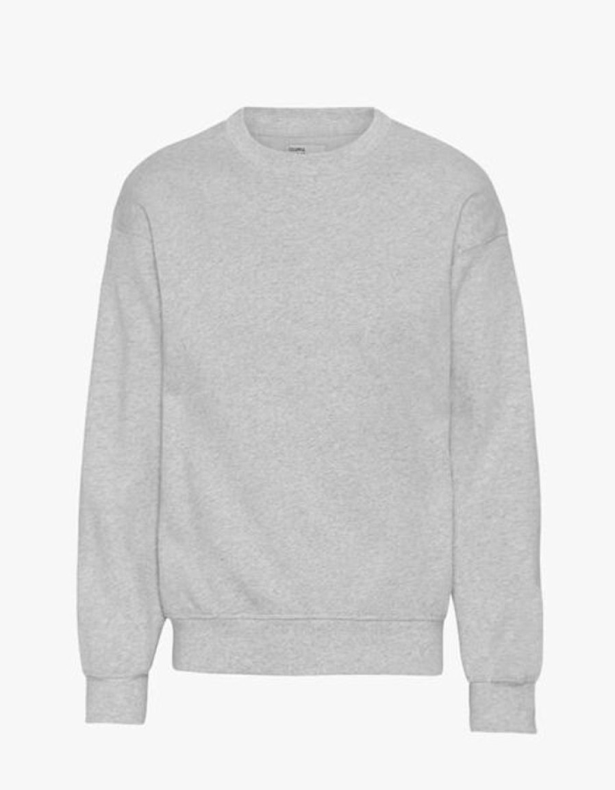 Vaatteet Colorful Standard | Oversized Crew College, Heather Grey