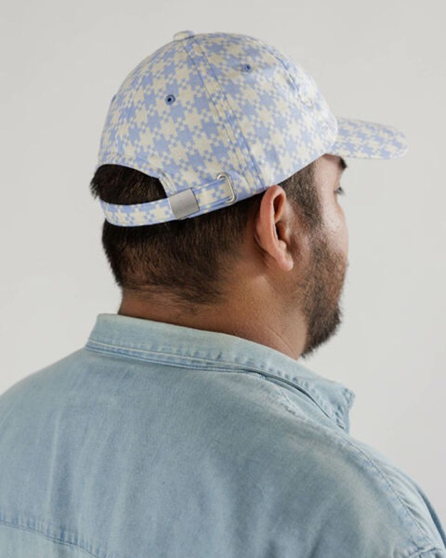 Asusteet BAGGU | Baseball Cap, Blue Pixel Gingham