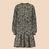 Vaatteet Kaiko | Ruffle Sweatshirt Dress, Night Meadow