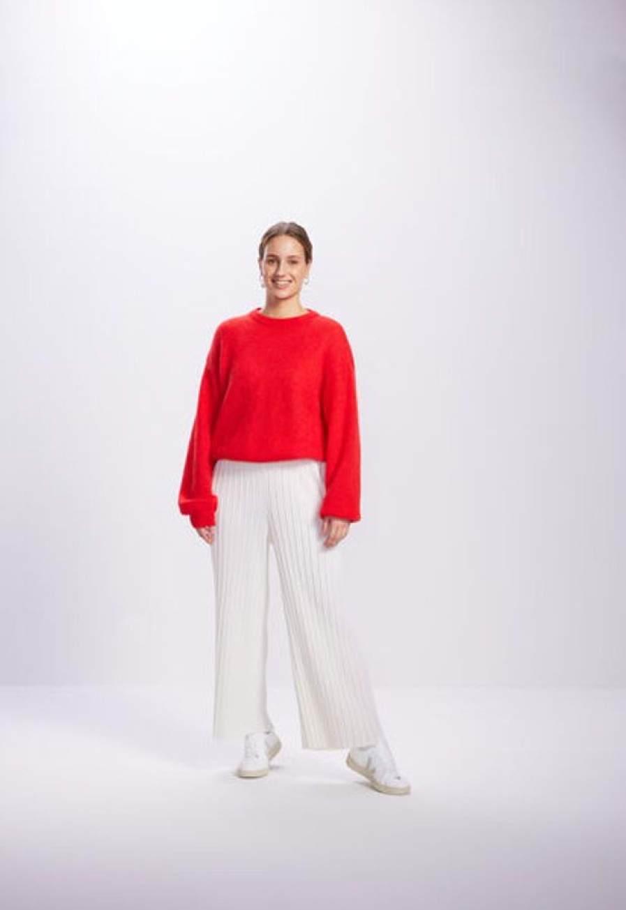 Vaatteet Uhana | Veneer Knit Pants, Valkoinen