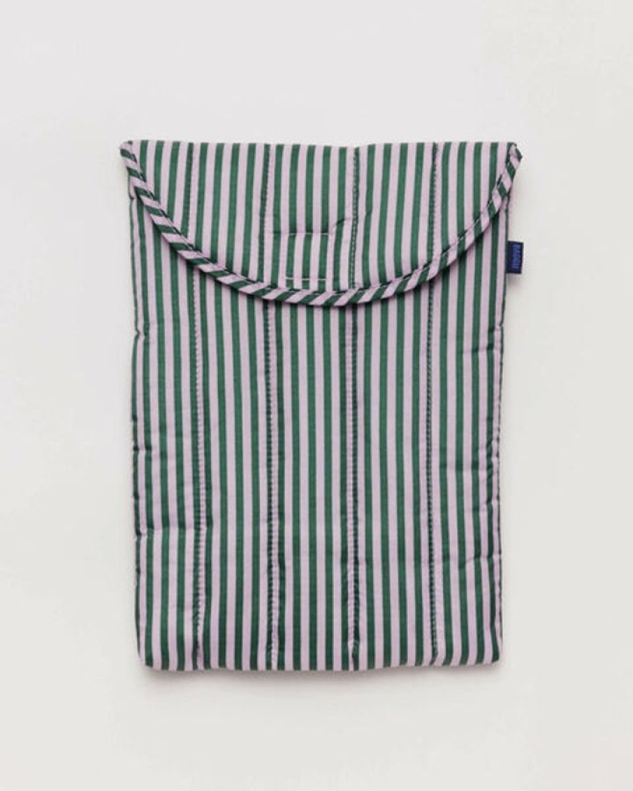 Asusteet BAGGU | Puffy Laptop Sleeve 13"/14", Lilac Candy Stripe