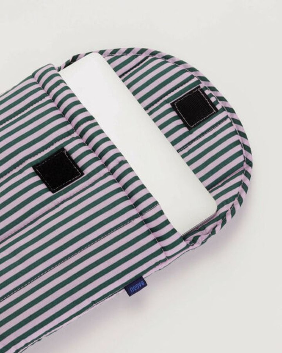 Asusteet BAGGU | Puffy Laptop Sleeve 13"/14", Lilac Candy Stripe