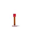 Koti &Klevering | Bole Candle Holder, L, Red/Pink