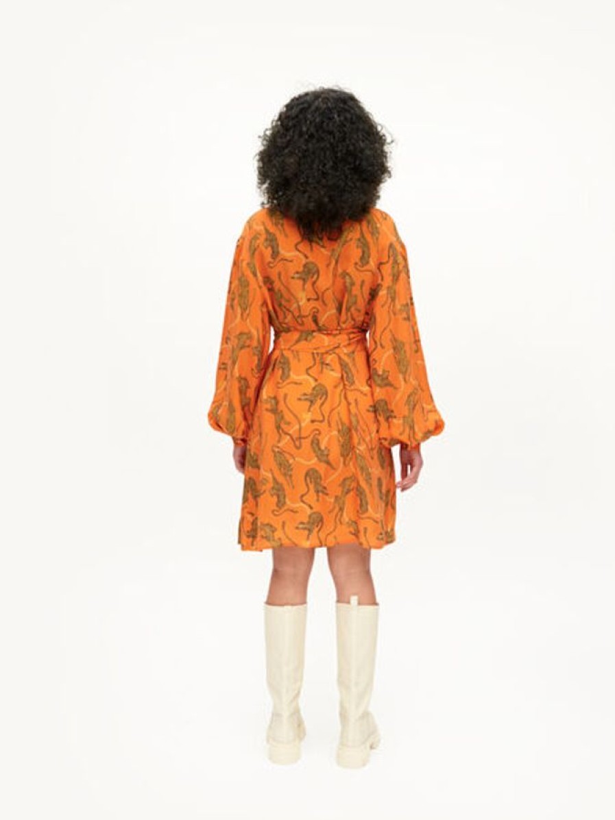 Vaatteet Uhana | Adore Dress, Pearl Leopard Orange